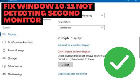 Fix Windows 11 Not Detecting Second Monitor Youtube