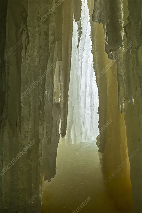 Eben Ice Caves Michigan Usa Stock Image C0465450 Science Photo