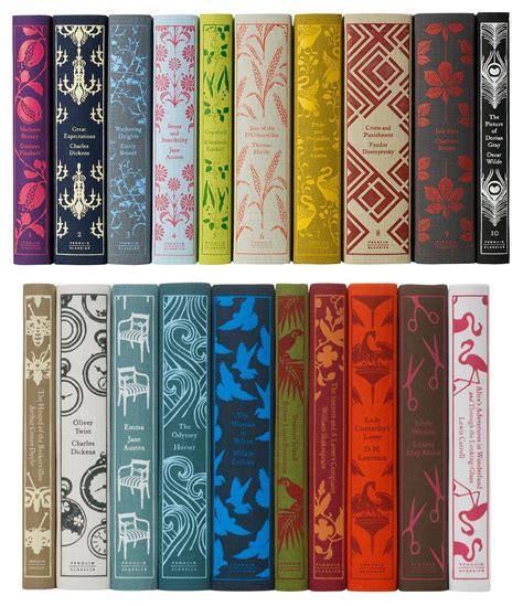Penguin Classics Clothbound Hardback Spines By Coralie Bickford Smith