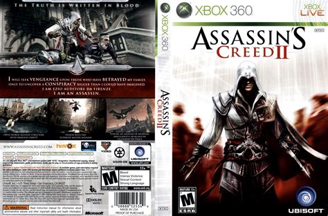 Capas Covers Capas Xbox Assassins Creed Ii
