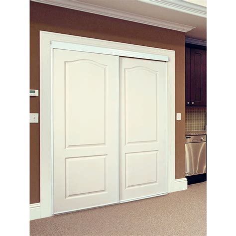 Sliding doors can upgrade your home's overall style and appeal. Shop ReliaBilt White 2-Panel Sliding Door (Common: 72-in x ...