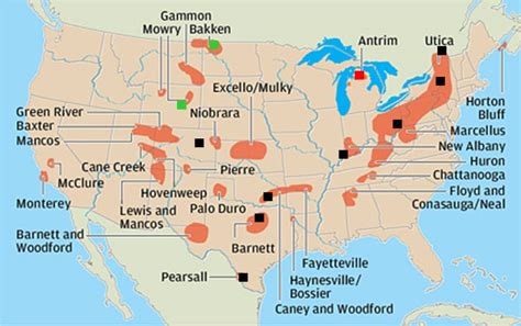 Us Oil And Gas Basins Map