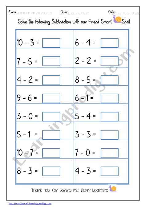 Subtraction Worksheet Archives Learningprodigy