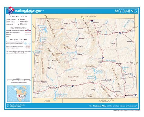 Maps Of Wyoming Collection Of Maps Of Wyoming State Usa Maps Of