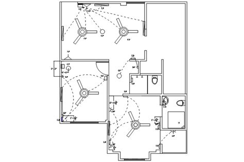 Concept 20 House Electrical Plan Autocad
