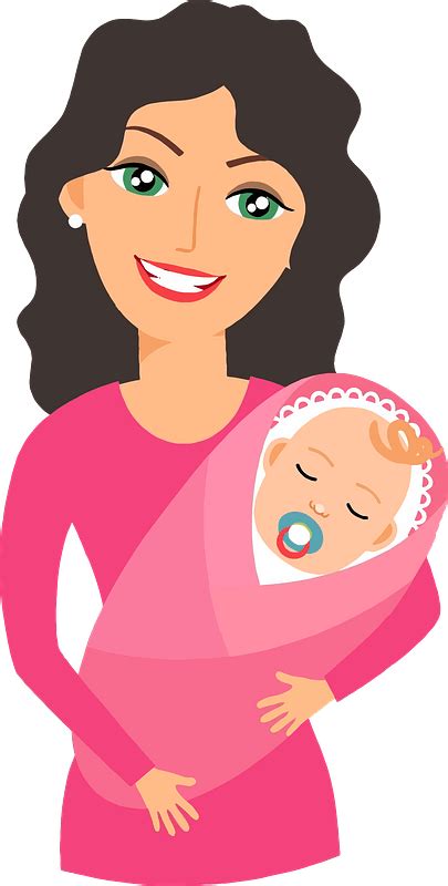 Mother Holding Baby Clipart Free Download Transparent Png Creazilla