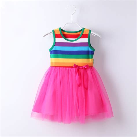 2017 Baby Princess Clothing Sleeveless Kids Party Kids Dress Summer