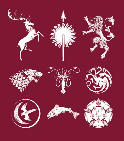 Game Of Thrones Sigil Pack Exclusive Freebie Free Graphics Free