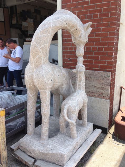 Lion statue sculpture is one pieces. Geoffrey the giraffe | Line stone, Lion sculpture, Outdoor ...
