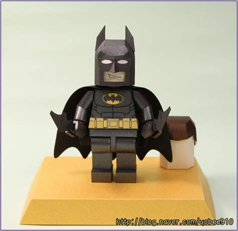 Yobees Lego Mini Figure Paper Craft Lego Batman2 Papercraft