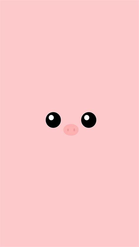 Pink Piggy Pig Face Hd Phone Wallpaper Pxfuel