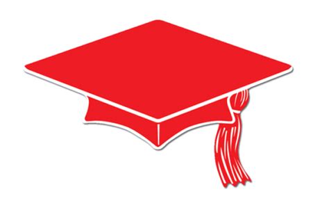 Graduation Cap Clipart Red And Other Clipart Images On Cliparts Pub