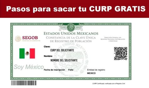 Cómo descargar la CURP gratis en PDF Consultar e Imprimir