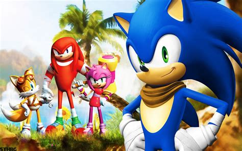 Wallpaper 1920x1200 Px Knuckles Sonic Boom Sonic The Hedgehog