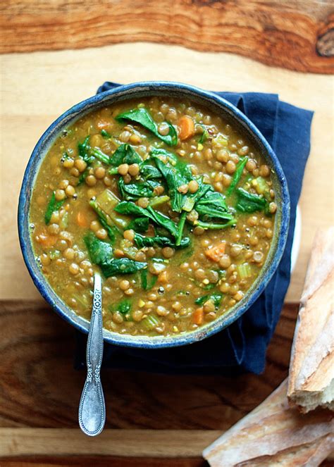 Instant Pot Golden Lentil And Spinach Soup Free Recipe Network