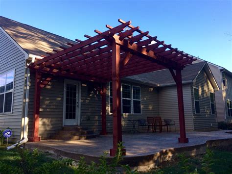 We Finally Have Our Pergola Installed Its A 16 X 11 X 10 Redwood