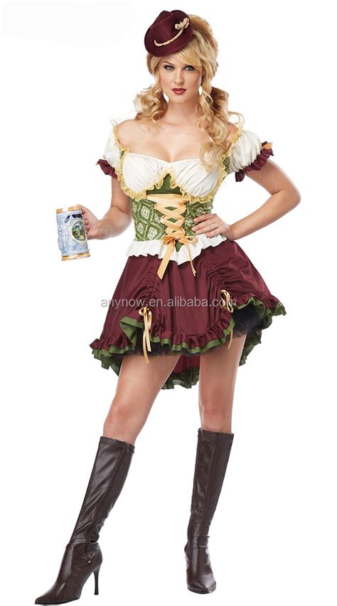sexy german beer girl oktoberfest waitress fancy dress costume buy oktoberfest costume