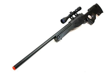 Bbtac Airsoft Sniper Rifle Fps Bt Full Metal Bolt Action Awp With X Scope Package