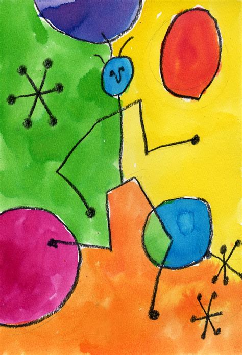 Miro Watercolor Painting · Art Projects For Kids