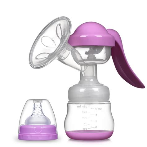 Manual Breast Pump Powerful Baby Nipple Suction 150ml Feeding Milk