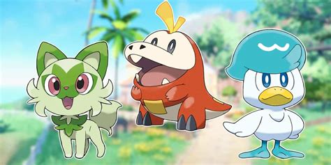 Pokémon Gen 9 Starters Evolutions The Best Upgraded Form