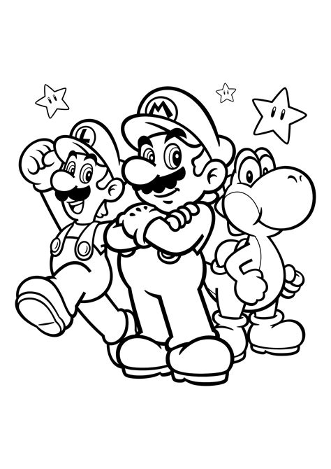 💠 Super Mario Bros Dibujosparacoloreareu Dibujos De Colorear
