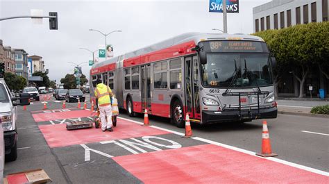 Sfmta Rolls Out The Red On Geary Mass Transit