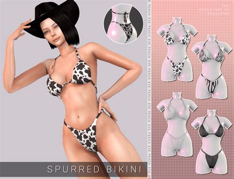 The Sims 4 Spurred Bikini Cc The Sims