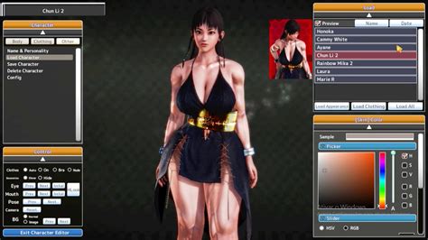 Street Fighter And Dead Or Alive Chars On Jap Ero Game Honey Select