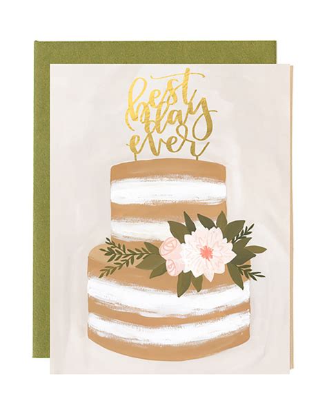 Wedding Best Day Ever Greeting Card 1canoe2