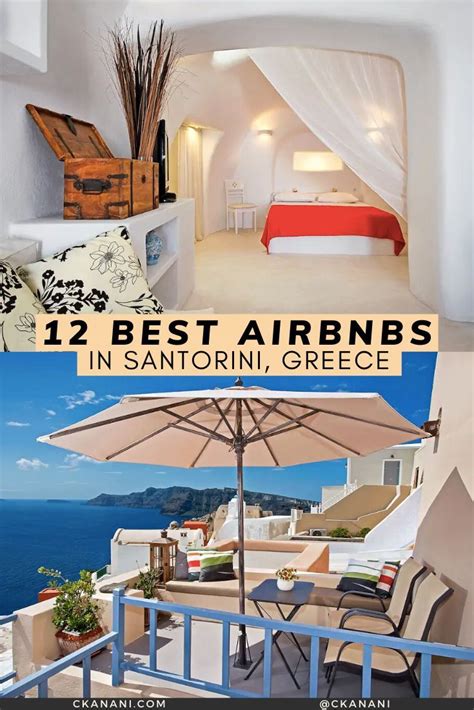 12 Best Airbnb Santorini Rentals — Ckanani Hotels In Oia Santorini