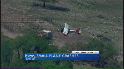 Plane Crash Near Kerrville Sends One To Hospital Youtube