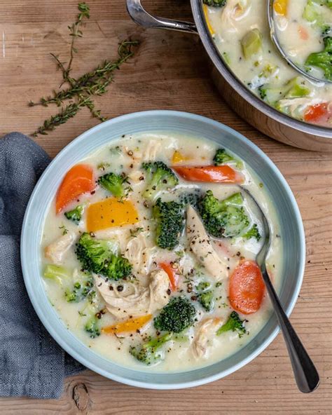 Creamy Chicken Broccoli Soup 3 Ways Healthy Fitness Meals