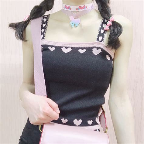 Free Shipping Pastel Pink Heart Camisole Tank Top On Storenvy