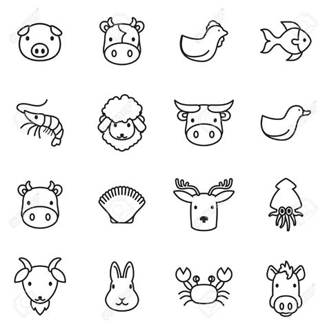 Simple Farm Animal Drawings Easy Krkfm