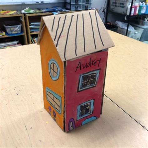 Buildings Cardboard Craft · Art Projects For Kids