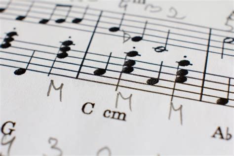 Notes On Sheet Music Stock Image Image Of Melody Sign 244992803