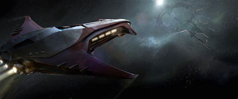 Spaceship Space Science Fiction Star Citizen Genesis Crusader