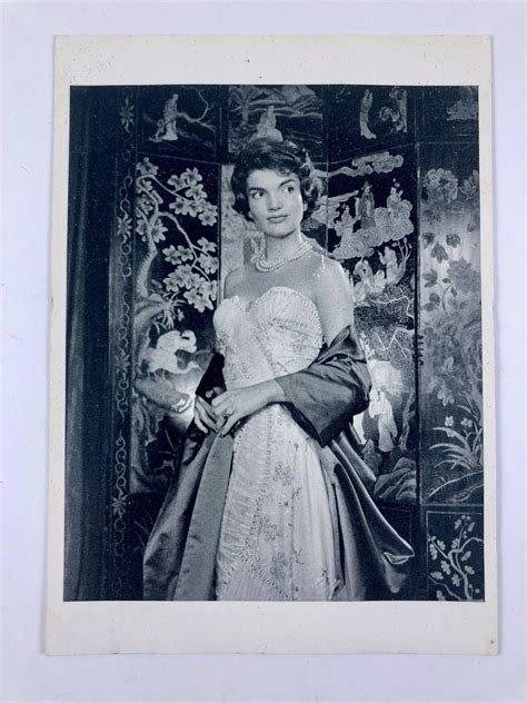 Jacqueline Kennedy Postcard Photo By Yousuf Karsh Vintage 1960 Post