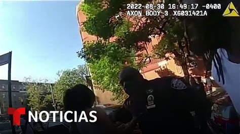 Divulgan Nuevo Video De La Mujer Noqueada Por Un Polic A Noticias Telemundo Youtube