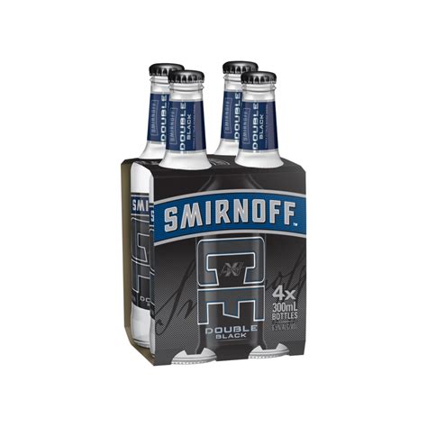 Smirnoff Double Black Bottle