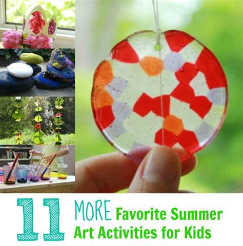 11 More Favorite Summer Art Activities For Kids
