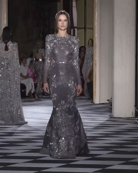 Zuhair Murad Look 28 Video Evening Gowns With Sleeves Couture