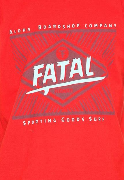 regata fatal surf aloha vermelha compre agora dafiti brasil