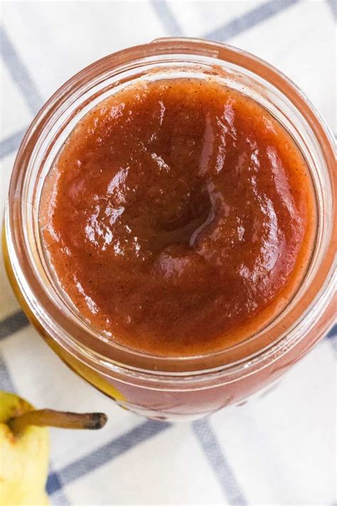 Easy Pear Butter Recipe Instant Pot Slow Cooker Or Stove Top