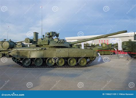 Soviet Main Tank T 80u E1 Side View Editorial Stock Image Image Of