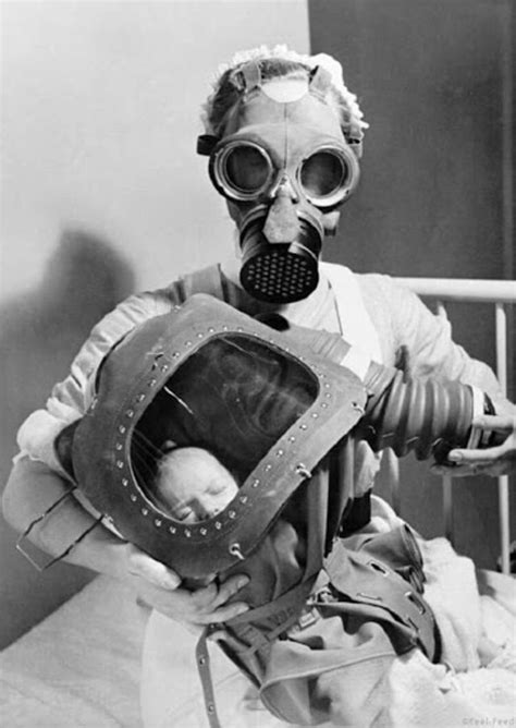 British Baby Gas Masks From World War Ii ~ Vintage Everyday