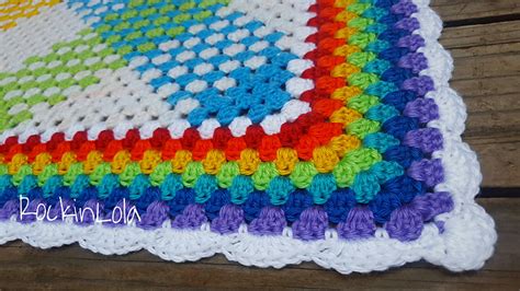 Ravelry Rockinlolas Rainbow Baby Planned Pooling Blanket