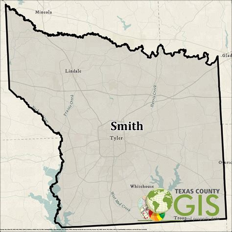 Smith County Shapefile And Property Data Texas County Gis Data