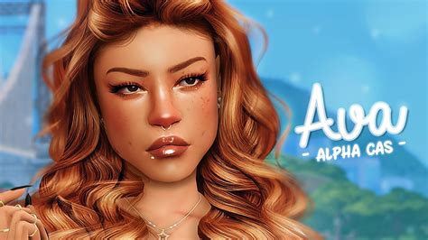 Making A Sim With Alpha Cc Cc List The Sims 4 Create A Sim Youtube